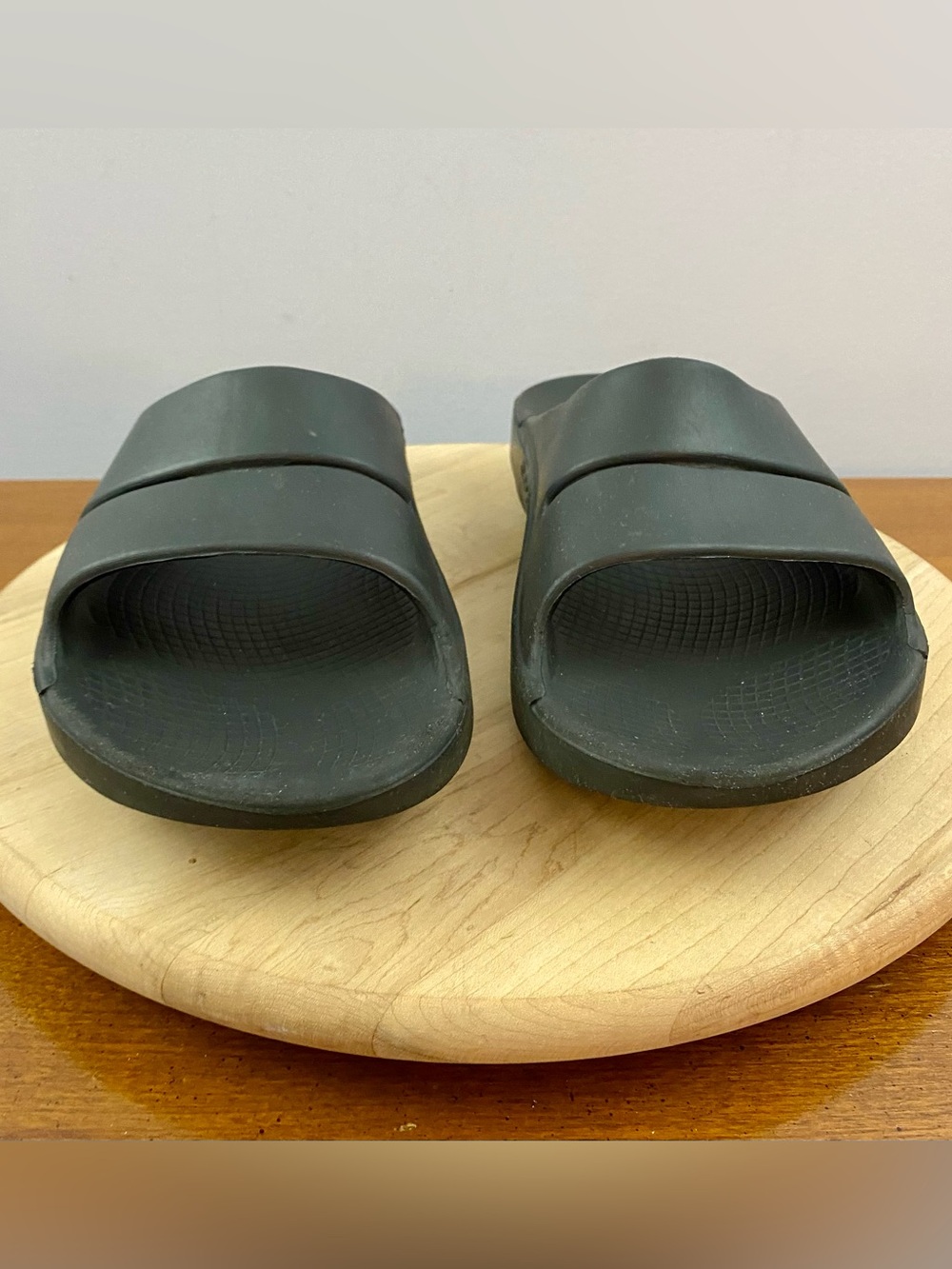 OOFOS‎ OOAHH Slides Black  Recovery Slides Sandals Mens Sz 12 Athletic Workout - Picture 2 of 12